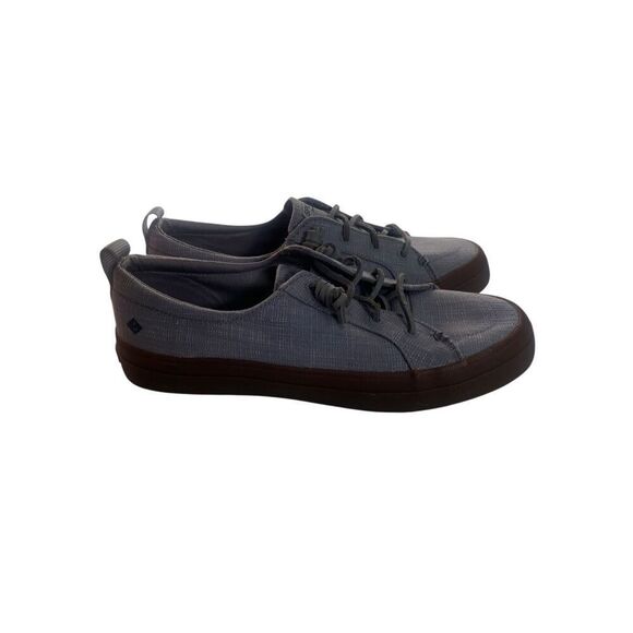 Sperry Crest Vibe Linen Women’s Sneakers in Gray Size 9 - Picture 3 of 6